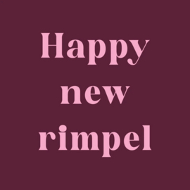 homebound tegeltje happy new rimpel