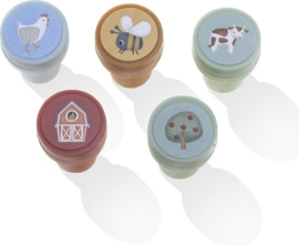Little Dutch Little Farm stempel set 16 stuks