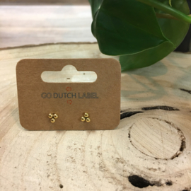 Go Dutch Label oorbellen | knopjes bolletjes goud.