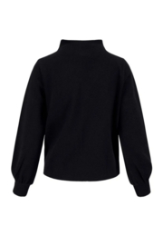 Zusss top met structuur zwart
