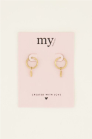 My Jewellery  oorbellen | veertje goud