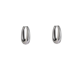 Go Dutch Label oorbellen Bold Hoop zilver