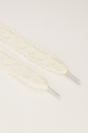 My Jewellery witte veters met kant