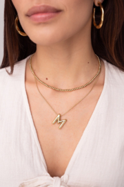 My jewellery Bold statement ketting small zilver