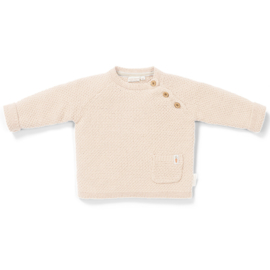 Little Dutch new born bunny sweater sand