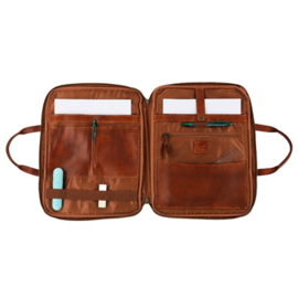 Bear Design aktetas 'Cleo' cognac