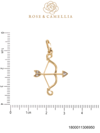 rose en camellia bedel pijl en boog