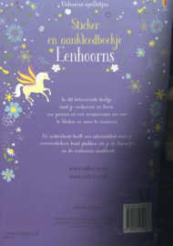 Eenhoorns sticker- en aankleedboek