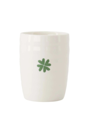 zusss koffiemok klavertje wit/groen