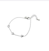 Go Dutch Label armband hartjes Bracelet zilver