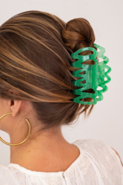 My Jewellery groene haarklem met twist