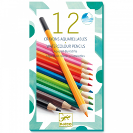 Djeco aquarelpotloden | 12 stuks