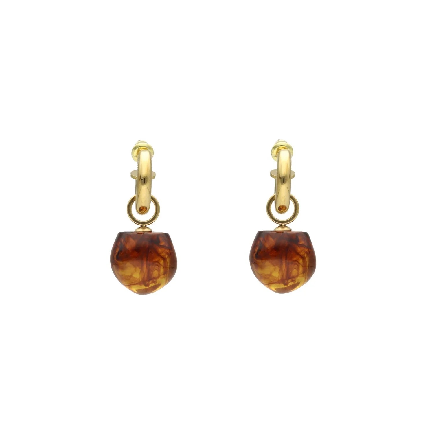 Camps & Camps Oorbellen Marble Glass