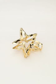 My jewellery gouden ster haarclip gedraaid