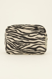 My Jewellery toilettas met zebra print