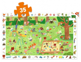 Djeco puzzel observation | De kleine vriendjestuin (35st)