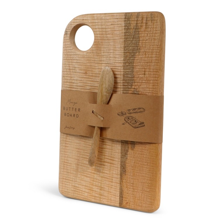 prospectt Jens Living Mango Boterbord Met Mes Naturel