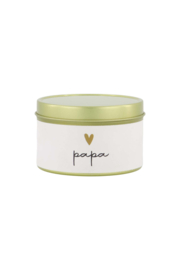 zusss geurkaars in katoenen zakje papa wit