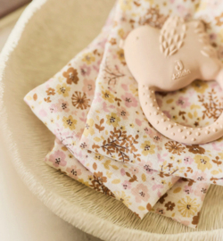 Jollein Monddoekje Hydrofiel 31x31cm - Flower Fairies - 3 Stuks