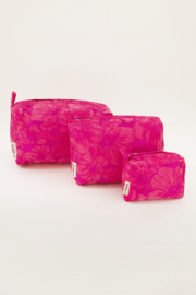My jewellery Roze jacquard toilettas set