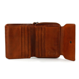 Bear Design portemonnee 'Britt' cognac