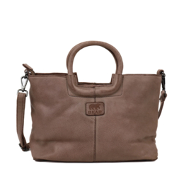 Bear design Hand-/schoudertas 'Jasmijn' taupe M