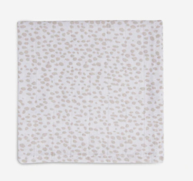 Jollein monddoek hydrofiel | nougat/dotted rabbit 2 st