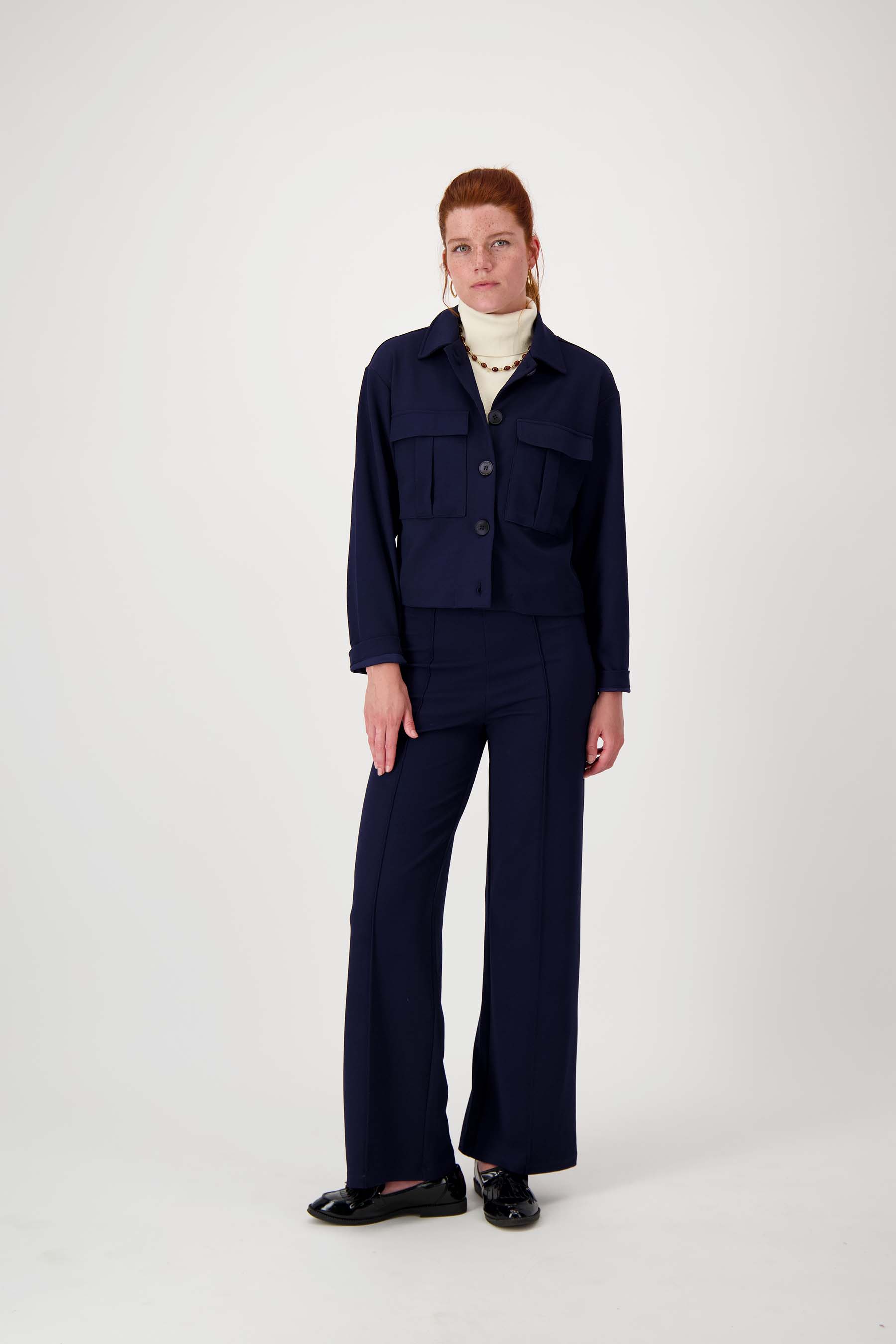 zusss broek met naad navy