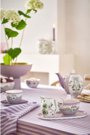 Pip studio Plate Sugar & Creamer Lily&Lotus Tiles Lilac 25x12cm