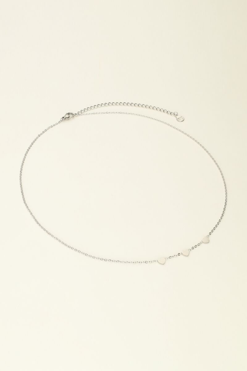 My Jewellery ketting | drie hartjes zilver