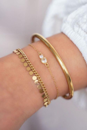 My jewellery armband kleine muntjes goud
