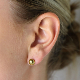 camps & camps oorbellen | Medium Golden Studs