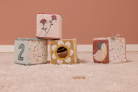 Little Dutch zachte blokkenset | flowers & butterflies