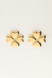 My Jewellery oorbellen iconic met hartjes klaver goud