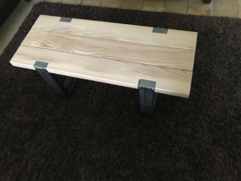 Salontafel  met metalen frame op maat