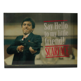 Scarface: Glass Poster "Say Hello"