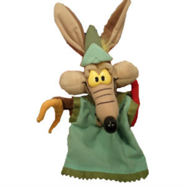 Looneytunes - Pluche Handpop Wile E Coyote Als Robin Hood