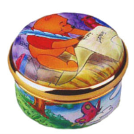 Pooh & Friends - Pooh Spell Friendship Y-O-U Round Lidded Box