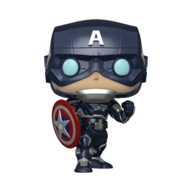 Pop! Marvel: Avengers Game - Captain America Stark Tech Suit