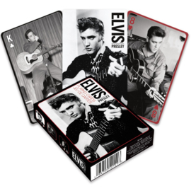 Elvis: Black and White Playing Cards
