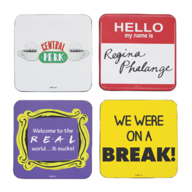 Friends: Quotes Set of 4 Coasters