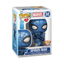 Pop! Marvel: Make-A-Wish - Spider-Man Metallic Blue