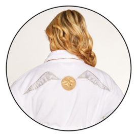 Harry Potter: Ladies Fleece Bathrobe Golden Snitch