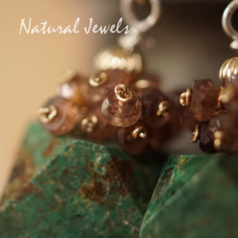 Chrysocolla oorbellen