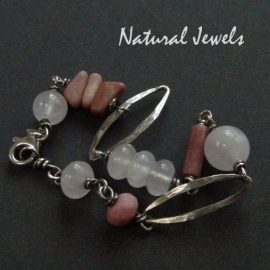 xxx - verkocht - xxx Bracelet Robust Rosequartz