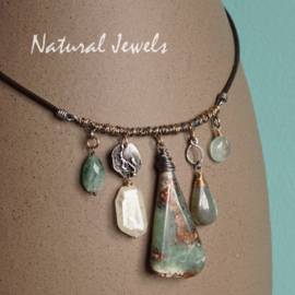 Halsketting Chrysopraas