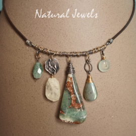 Halsketting Chrysopraas