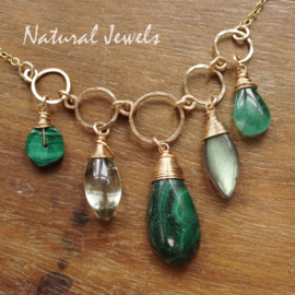Ketting groene steen