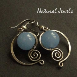 xxx - verkocht - xxx Elegant Blue Chalcedoney