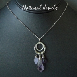 xxx - verkocht - xxx Small robust purple pendant